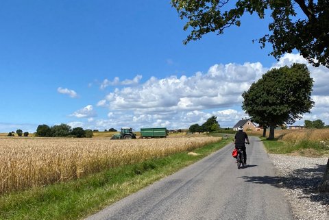 Explore island of Møn and nearby islands by bike
