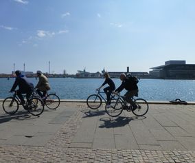Exploring Copenhagen by bike