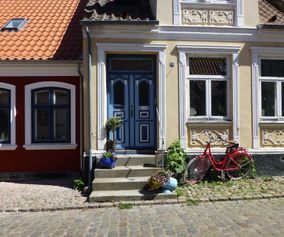 Charming houses on island of Ærø